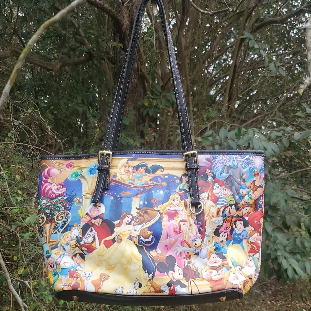 Disney Vibrant Character Tote Bag Pink
